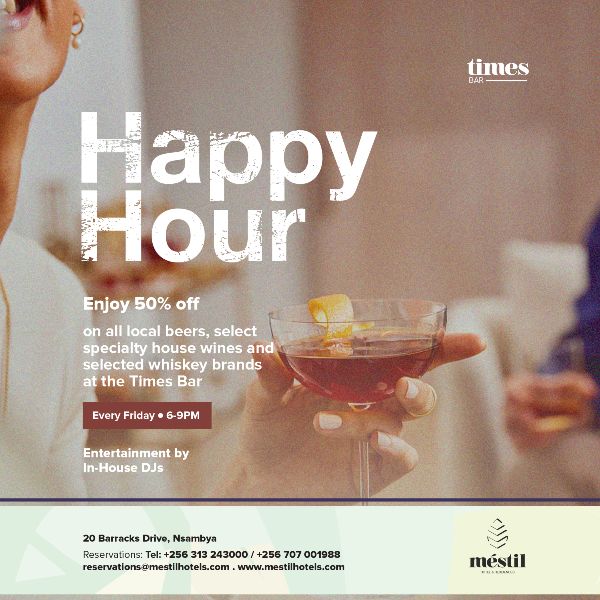 Happy Hour on Fridays