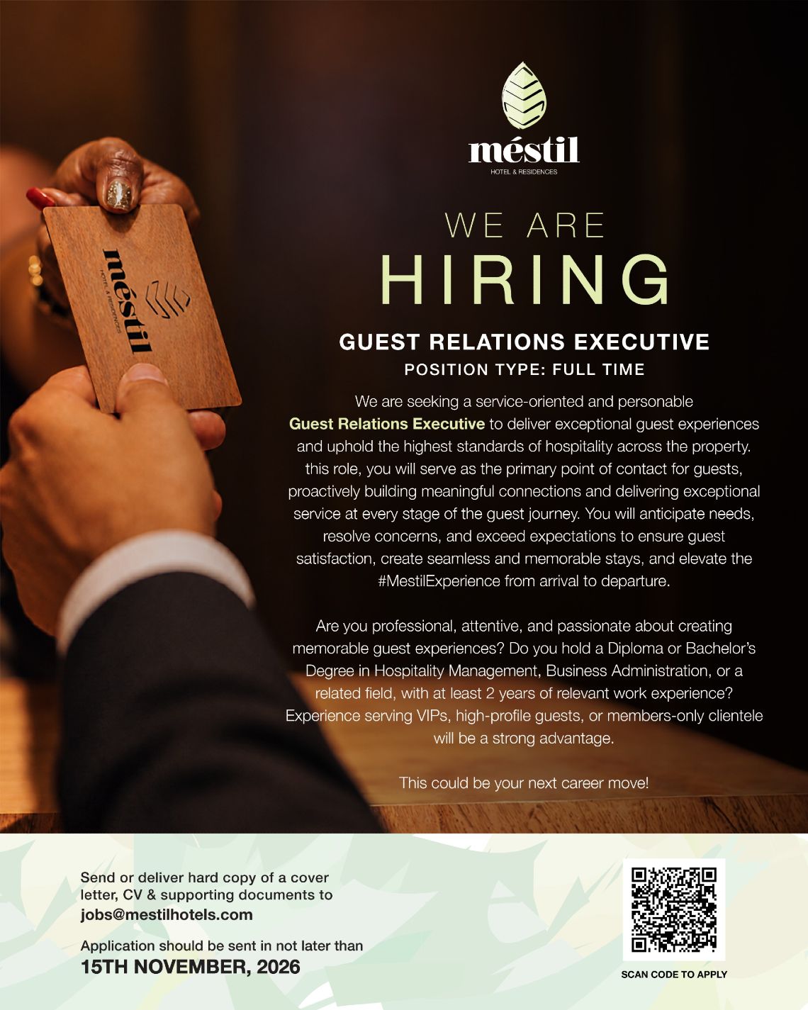 Guest Relations Executive